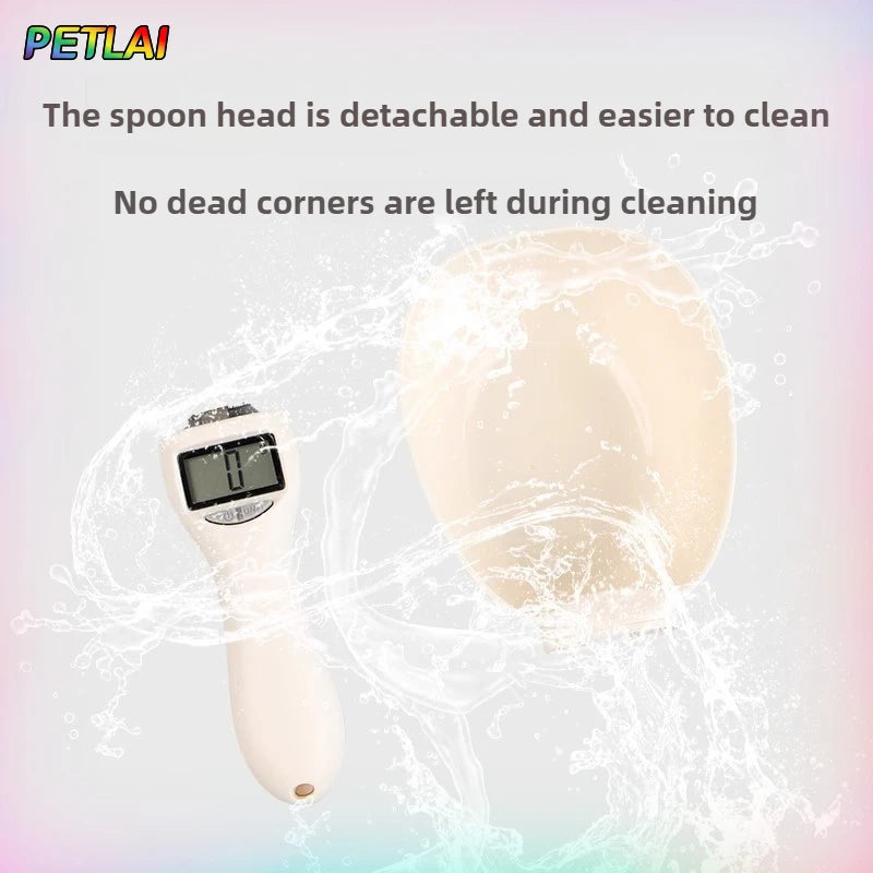 Cuchara de comida con báscula de pesaje