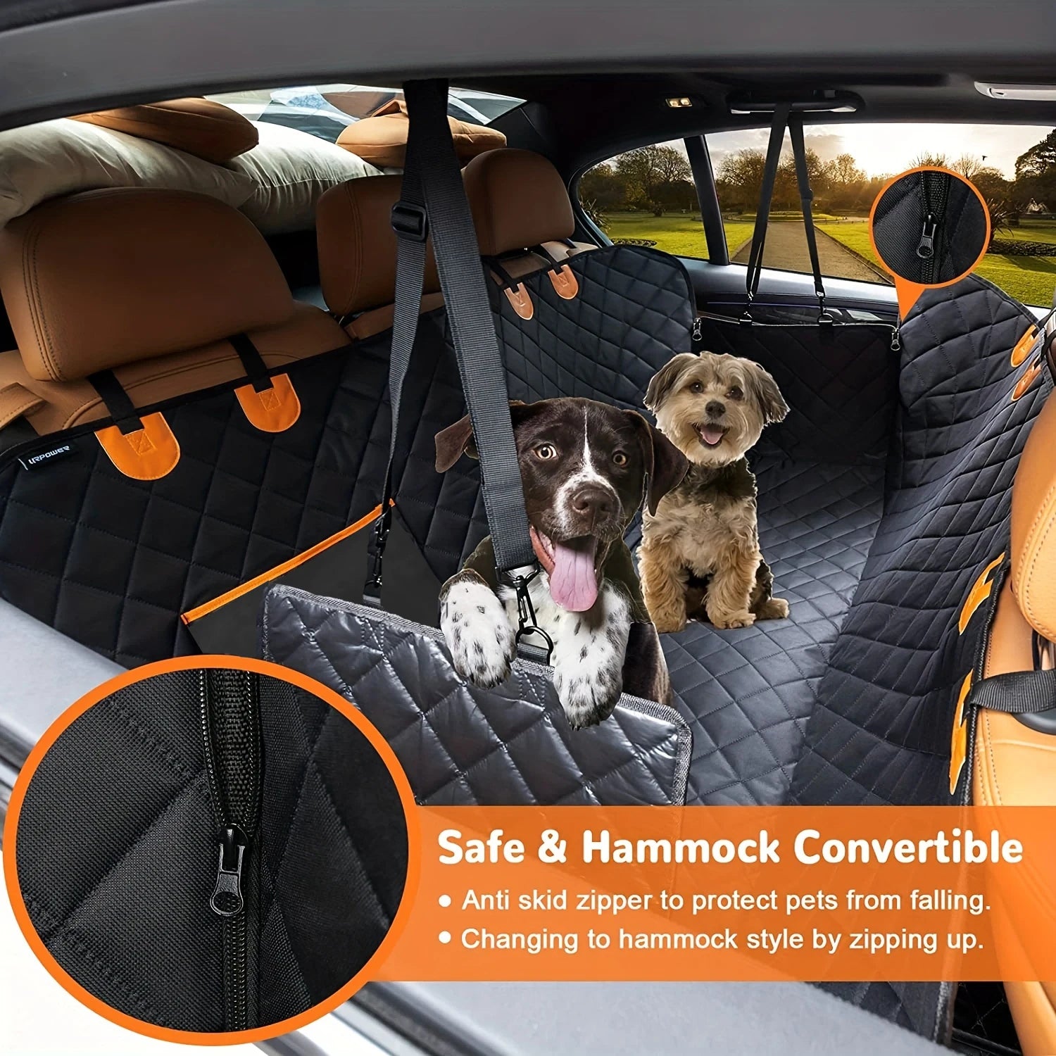 Funda para asiento de coche para perros