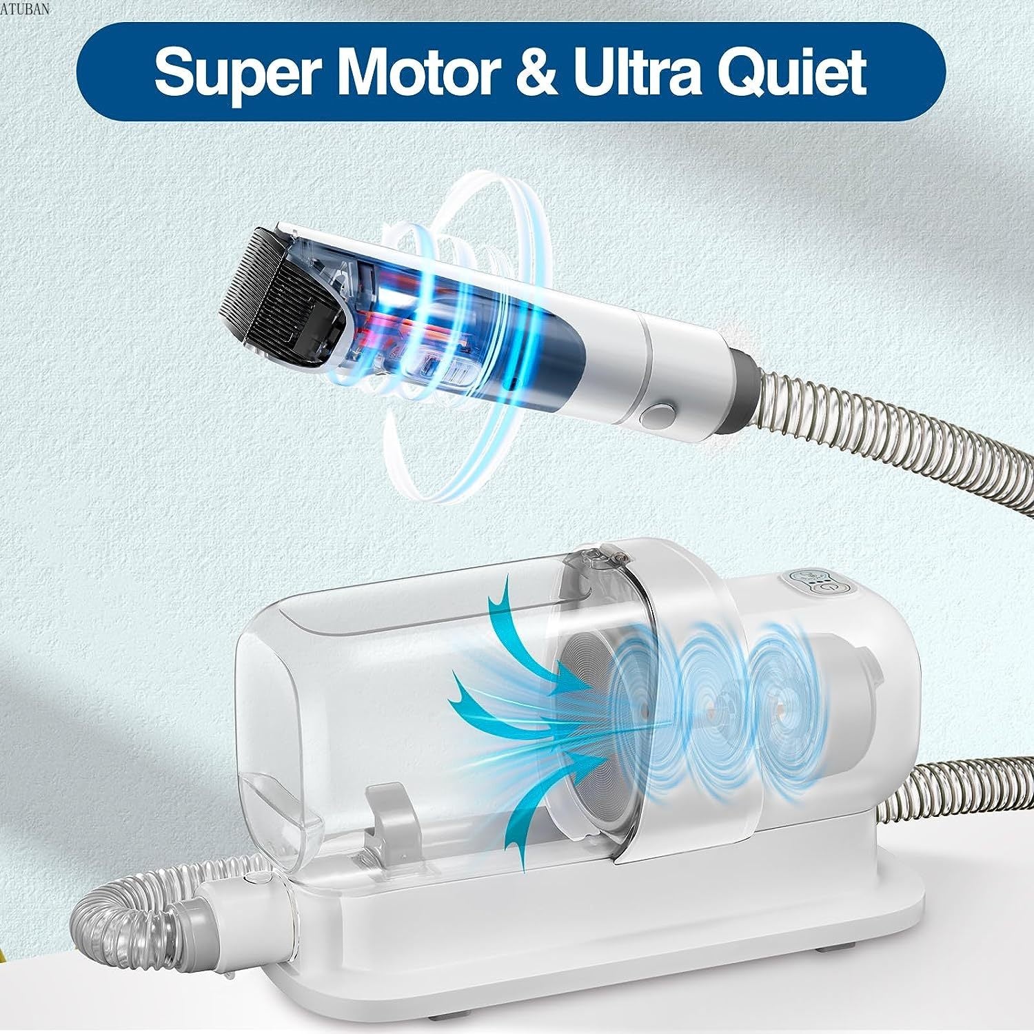 Aspiradora para el cuidado de perros