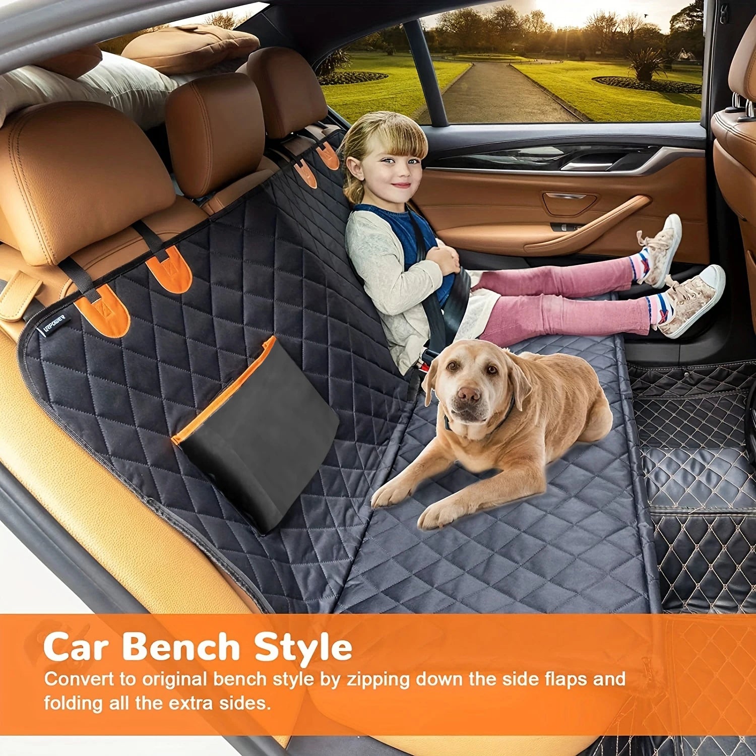 Funda para asiento de coche para perros
